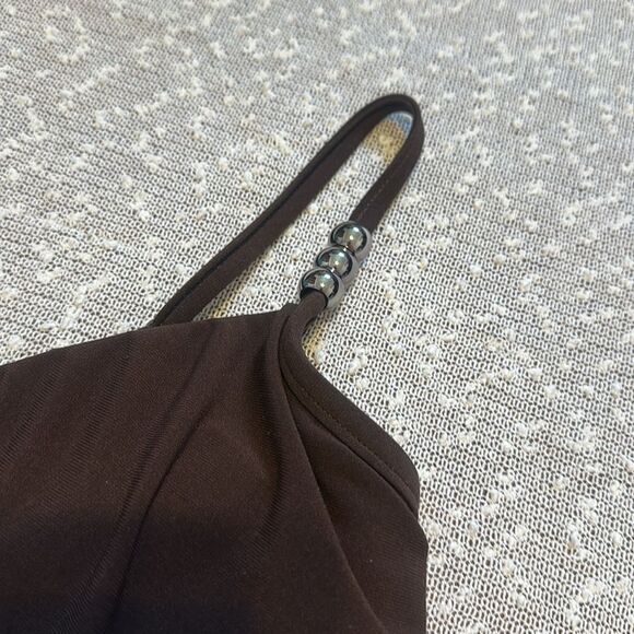 MAGICSUIT Isabel One Piece Swimsuit Brown Flouncy Slimming Tummy Control Swim 12 - Picture 6 of 14